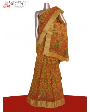 Printed Pure Cotton Saree..