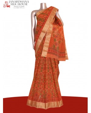 Printed Pure Cotton Saree..