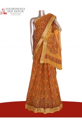 Printed Pure Cotton Saree..