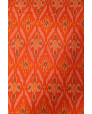 Classic Pure Silk Cotton Ikat ..