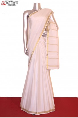 Traditional Mysore Crepe Silk Saree