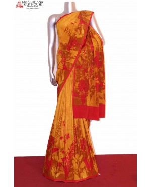 printed crepe silk sarees onli..