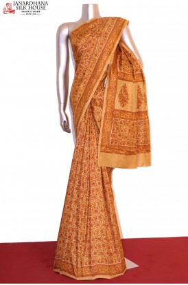 Pure Printed Silk Saree