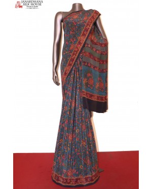 Printed Pure Crepe Silk Saree..