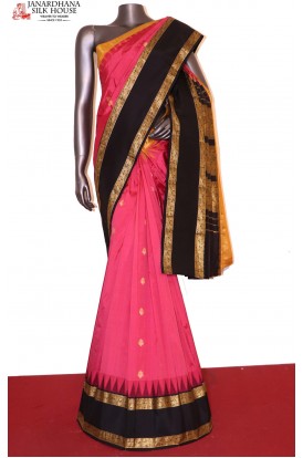 Ganga Jamuna Double Contrast South Silk Saree