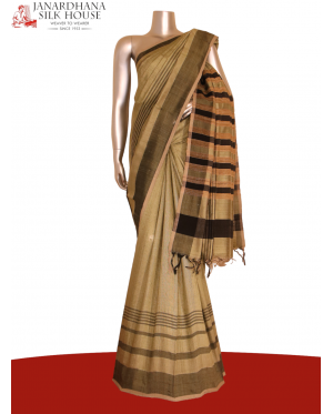 Handloom Pure Tussar Silk Sare..