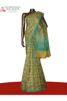 Floral Exclusive Printed Silk Saree