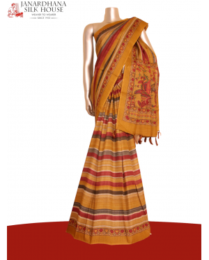 Pure Colorful Soft Tussar Silk..