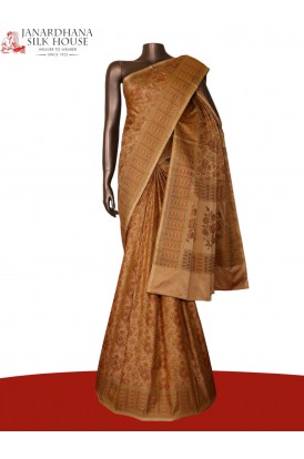 Exquisite Handloom Jamawar Tanchoi Silk Saree-Master Weaves