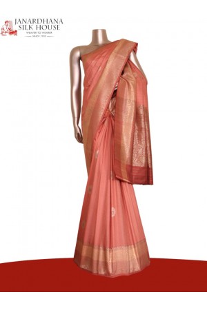 Pure Handloom Meenakari Soft Tussar Silk Saree