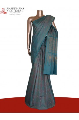 Exquisite Handloom Jamawar Tanchoi Silk Saree-Master Weaves