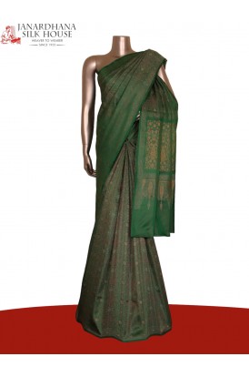 Exquisite Handloom Jamawar Tanchoi Silk Saree-Master Weaves