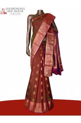 Traditional Grand Wedding South Silk Saree