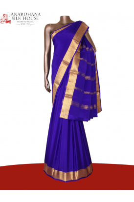 Traditional Mysore Crepe Silk Saree