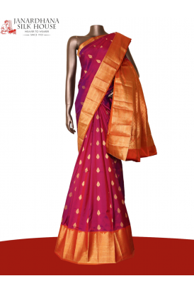 Traditional Grand Wedding South Silk Saree