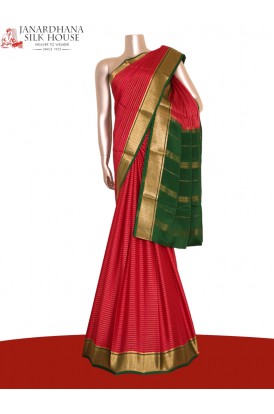 Veldhari Mysore Crepe Silk Saree