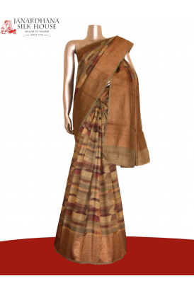 Designer Pure Tussar Silk Saree