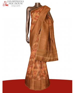 Designer Pure Tussar Silk Sare..