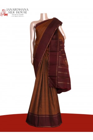 Pure Handloom Veldhari Zari Kanjeevaram Silk Saree