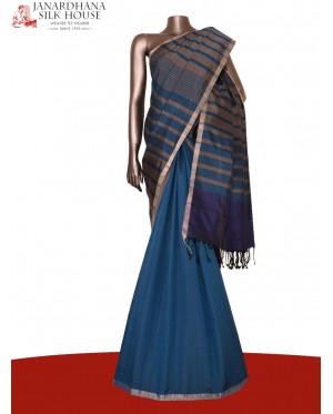 Designer Handloom Soft Silk Sa..