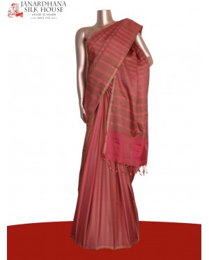 Designer Handloom Soft Silk Sa..