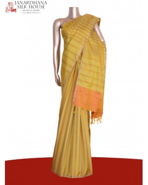 Designer Handloom Soft Silk Sa..