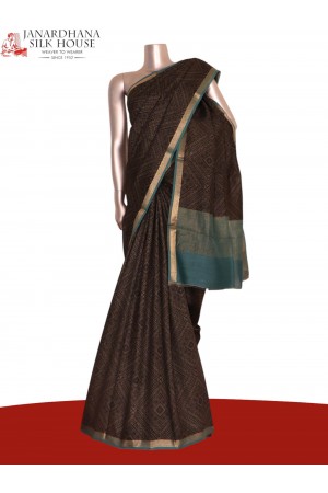 Pure Abstract Tussar Silk Saree