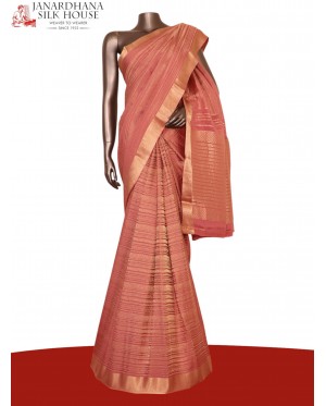 Pure Brocade Zari Crepe Silk S..