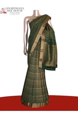 Pure Brocade Zari Crepe Silk Saree