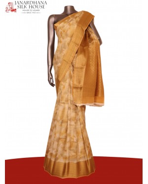 Pure Shaded Brocade Zari Crepe..