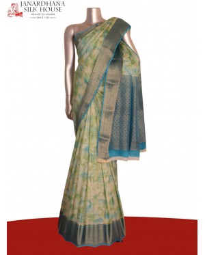 Pure Shaded Brocade Zari Crepe..