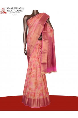 Pure Shaded Brocade Zari Crepe Silk Saree