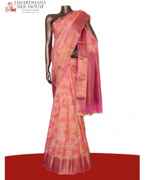 Pure Shaded Brocade Zari Crepe..