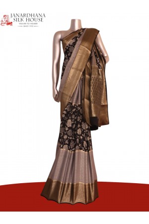 Pure Printed Mysore Crepe Silk Saree