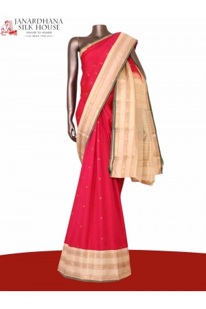 Pure Handloom Kanjeevaram Silk Saree