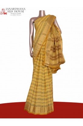 Floral Pure Crepe Silk Saree..