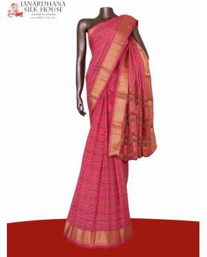 Floral Pure Crepe Silk Saree..