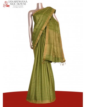 Handloom Pure Tussar Silk Sare..