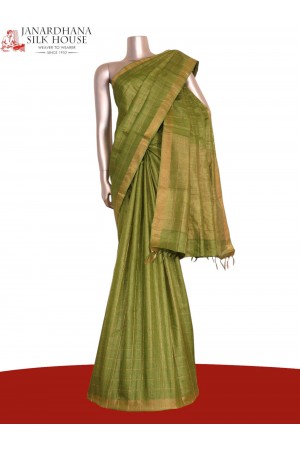 Handloom Pure Tussar Silk Saree