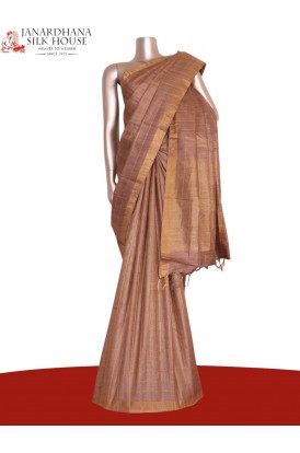 Handloom Pure Tussar Silk Saree