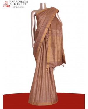 Handloom Pure Tussar Silk Sare..