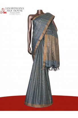 Handloom Pure Tussar Silk Saree