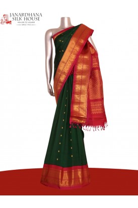 Exclusive Pure Gadwal Silk Saree