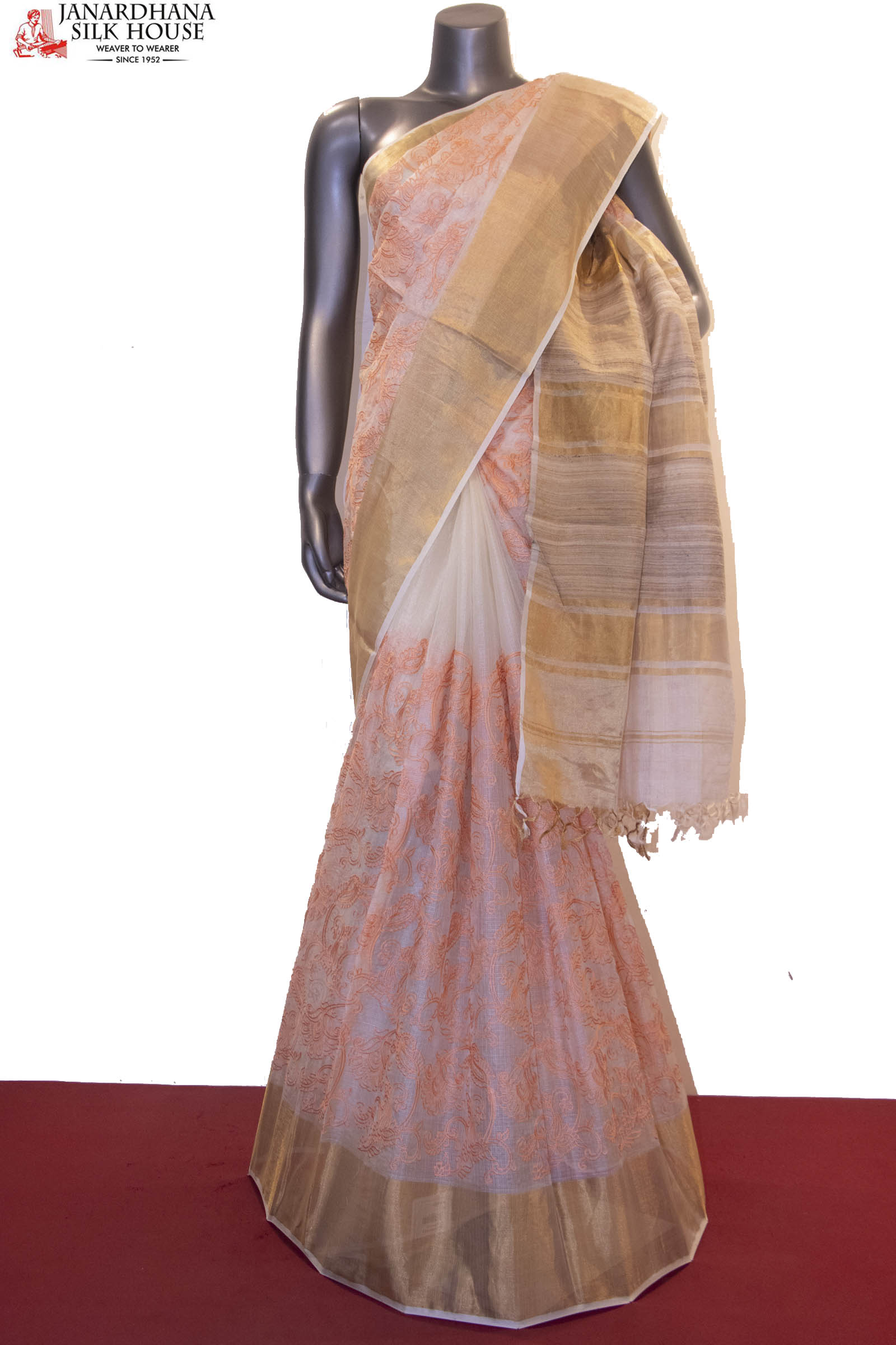 Buy Dark Blue-Pink Pure Dyed Kota Silk Saree-UNM75029 Online at  Unnatisilks.com|UNM75029