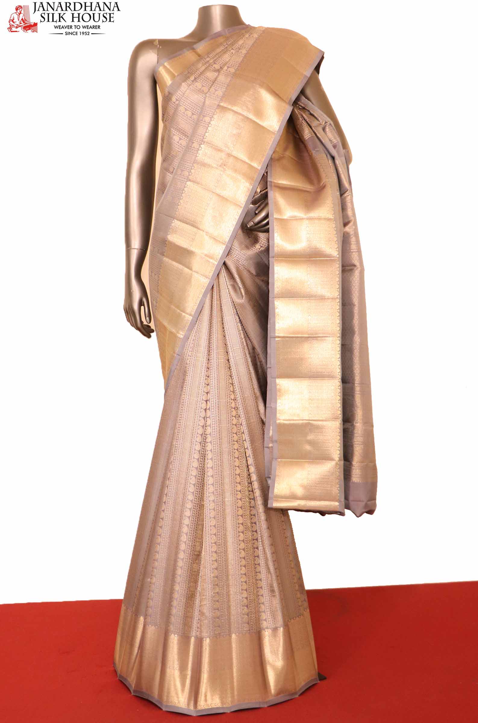 Elegant Bridal Silk Saree