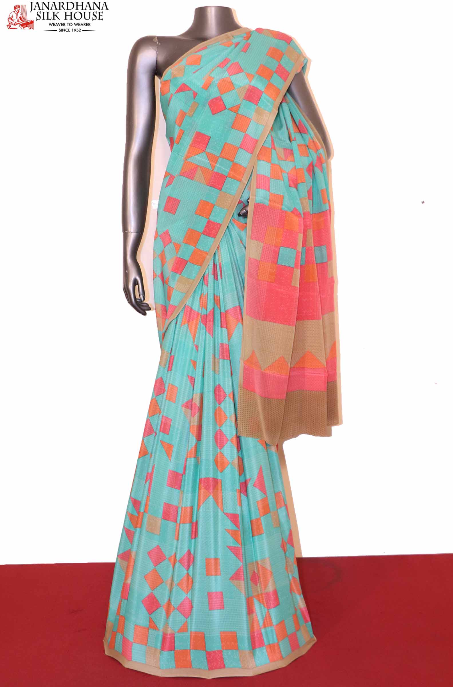 Pink Mysore Handloom Pure Crepe Silk Saree - Elegant & Luxurious – Luxurion  World