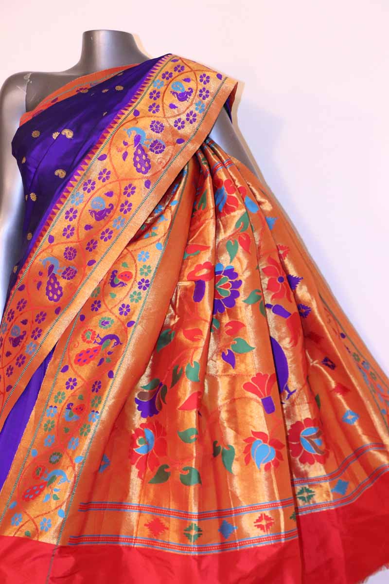 Buy Pure Silver Zari Kanchipuram Sarees Online | Singhania's