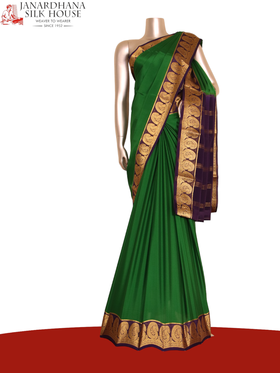 Plain Mysore Crepe silk saree at Rs.1125/Piece in chennai offer by Sai  Fashions