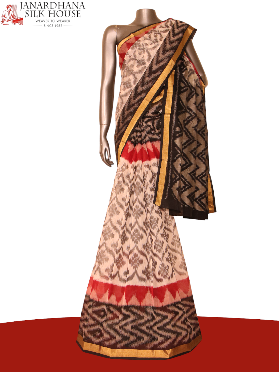 ikkat cotton sarees in Hyderabad, India from SB Pochampally Handlooms Divya  Creations