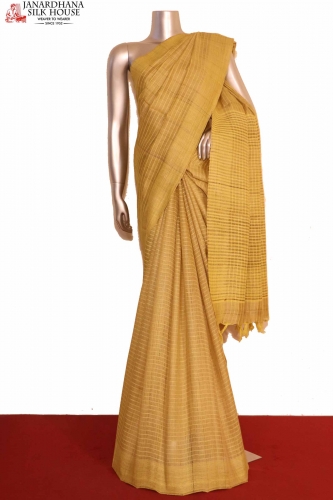 Slate Blue Woven Pure Handloom Tussar Silk Saree – zarikaariindia.com